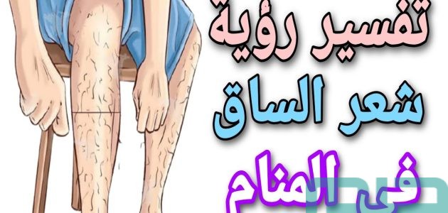تفسير حلم رؤية شعر الساق في المنام وعلاقته بالضغوطات 1 رؤية شعر الساق في المنام
