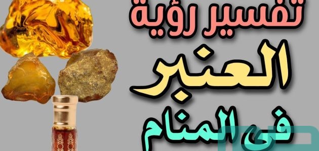 تفسير حلم رؤية العنبر في المنام وعلاقتها بالمكانة العالية 1 تفسير حلم رؤية العنبر في المنام