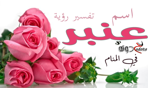 تفسير حلم رؤية اسم عنبر في المنام